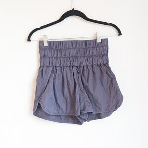 Free People X FP Movement Way Home High-rise Split Hem Shorts, size S